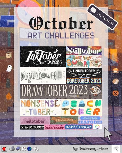 October Art Challenges .
